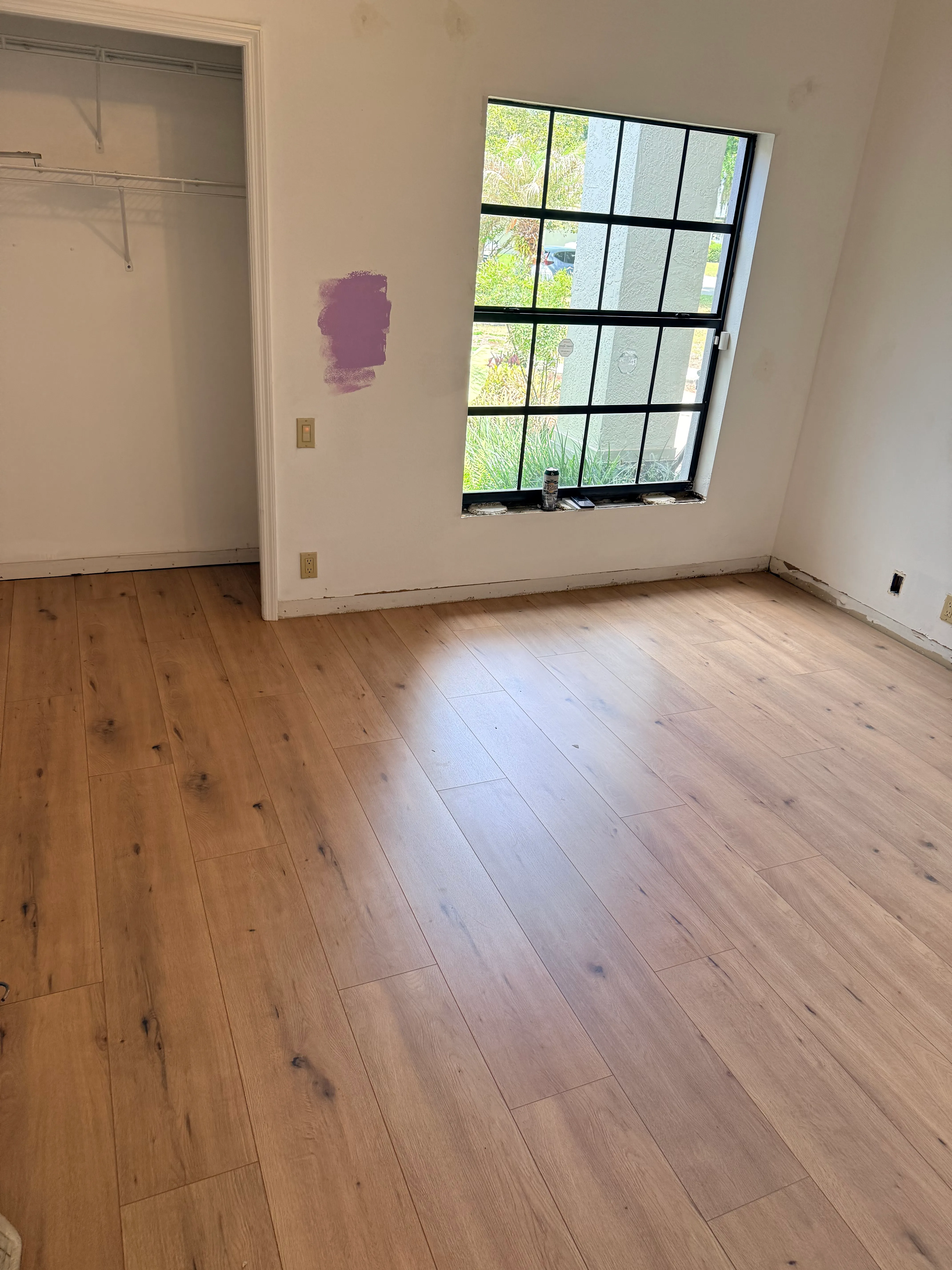 Laminate flooring installation in Waldon Lake, Plant City, FL - Bedroom