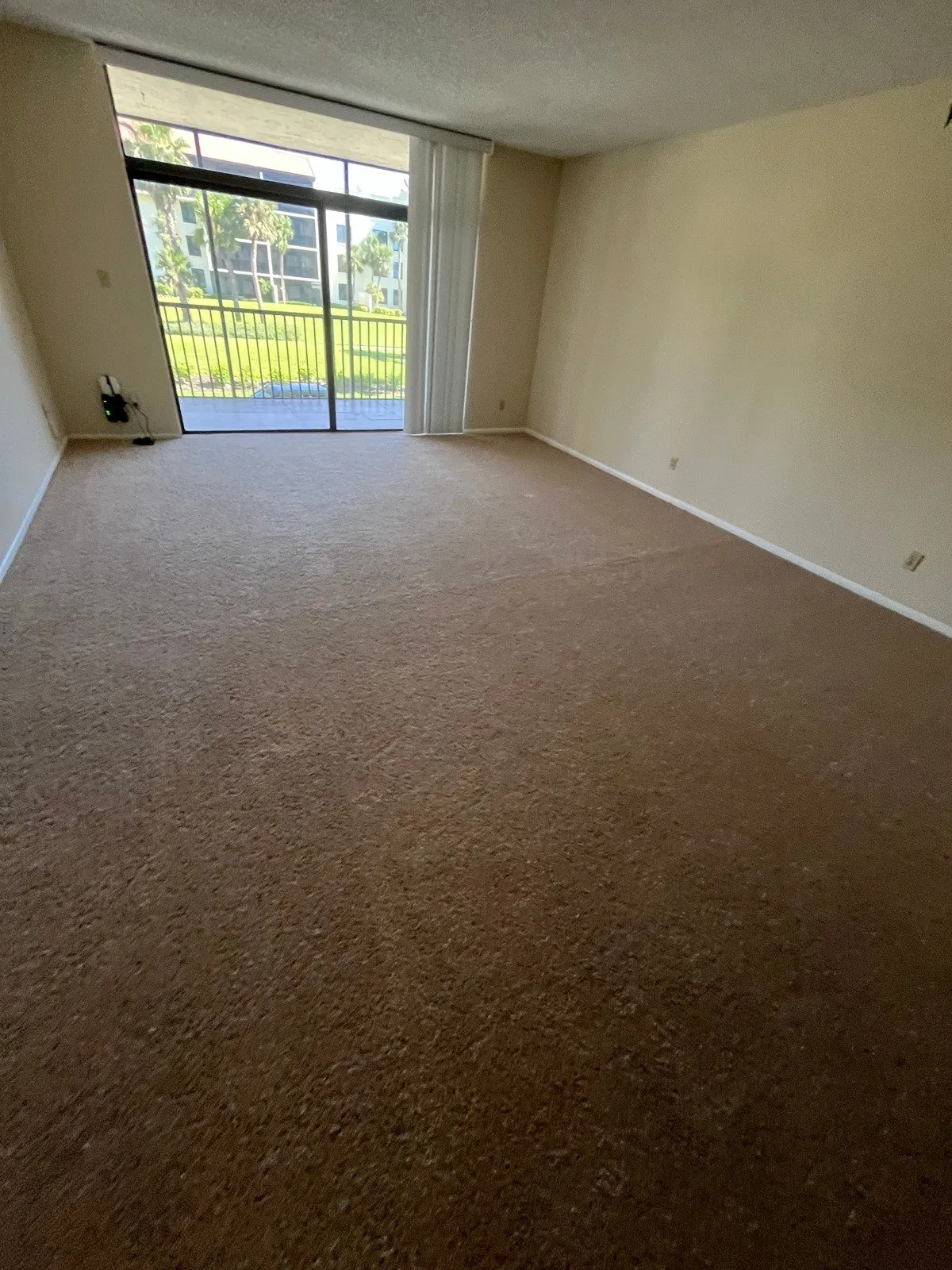 Living room after carpet installation in Town 'n' Country, Tampa, FL