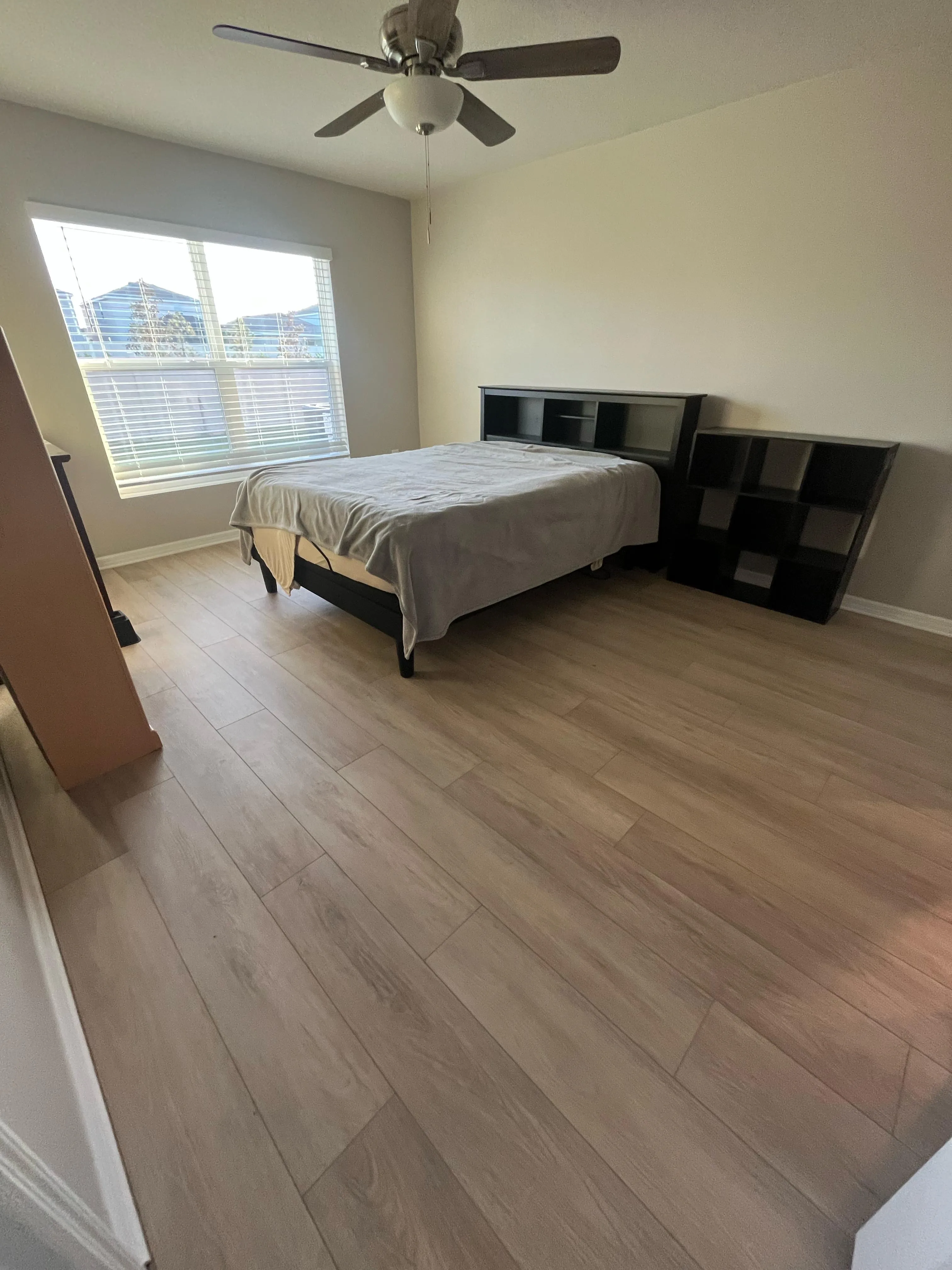 Laminate flooring installed in a Lakeland home